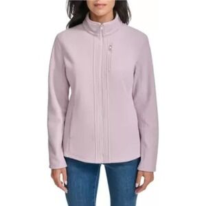 Andrew Marc Full Zip Jacket Soft‎ Fleece Lined Pockets Lavender XL NWT